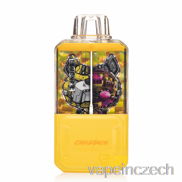 Crazyace B15000 Jednorázový Citronový Koláč Vape Bez Nikotinu